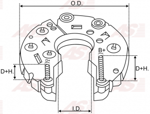 ARC9058(LETRIKA) | AUTO STARTER | Prostownik do alternatora ARC9058(LETRIKA) 