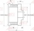 CG236599 | AUTO STARTER | KO?O PASOWE DO ALTERNATORA CG236599 