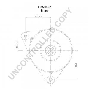 66021587 | PRESTOLITE LEECE NEVILLE | ALTERNATOR 66021587 