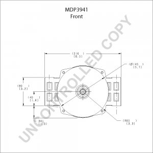 MDP3941 | PRESTOLITE LEECE NEVILLE | ALTERNATOR MTU FOR 2000CR MARINE ENGINE MDP3941 MDP3941